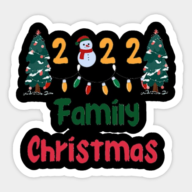 Family Christmas next day delivery Sticker by Bravery